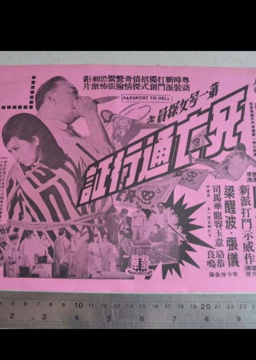 第一號女探員之死亡通行証 — постер