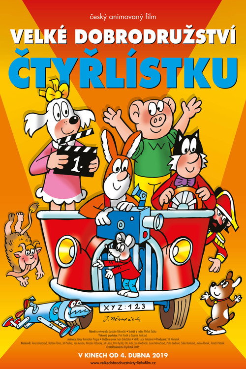 Velké dobrodružství Čtyřlístku — постер