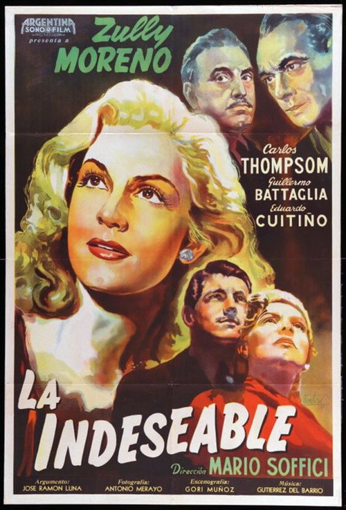 La indeseable — постер
