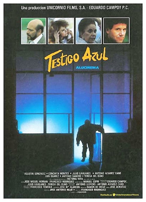 Testigo azul — постер