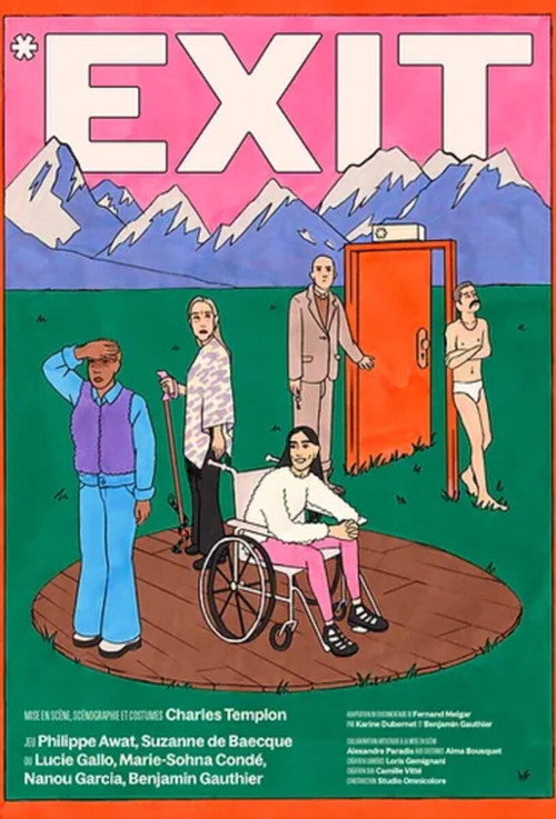 EXIT - Théâtre du Train Bleu - Festival OFF Avignon — постер