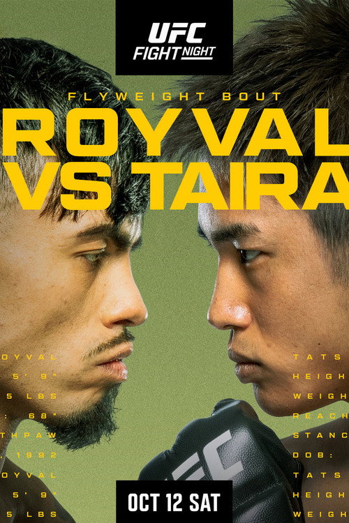 UFC Fight Night 244: Royval vs. Taira — постер