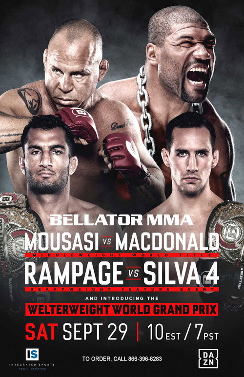 Bellator 206: Mousasi vs. MacDonald — постер