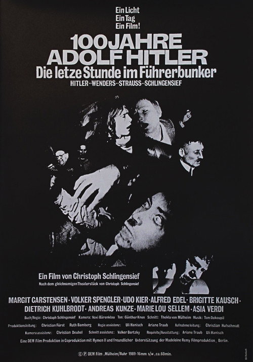 100 Jahre Adolf Hitler: Die letzte Stunde Im Führerbunker — постер