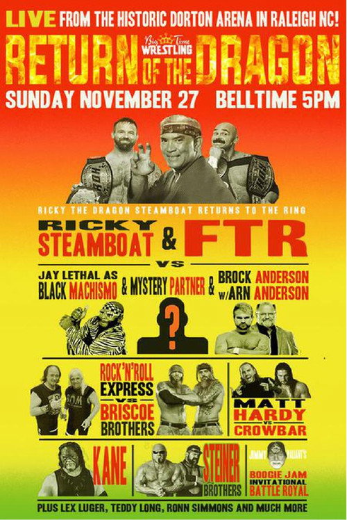 Big Time Wrestling - Return of The Dragon — постер