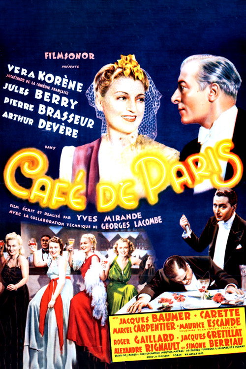 Café de Paris — постер