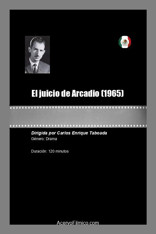 El juicio de Arcadio — постер