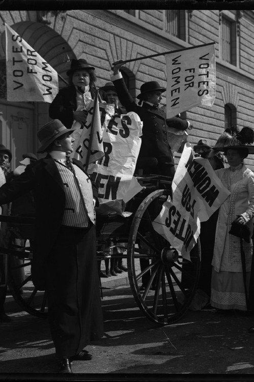 Den moderna suffragetten — постер