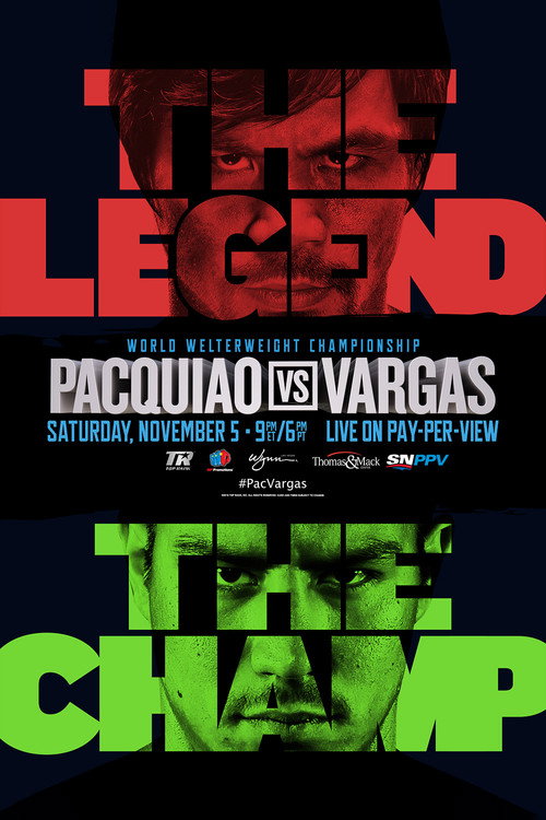 Manny Pacquiao vs. Jessie Vargas — постер