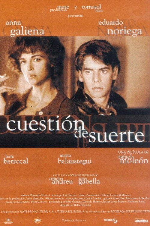 Cuestión de suerte — постер
