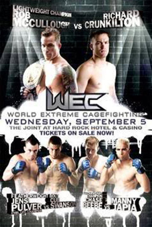 WEC 30: McCullough vs. Crunkilton — постер