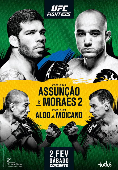 UFC Fight Night 144: Assuncao vs. Moraes 2 — постер