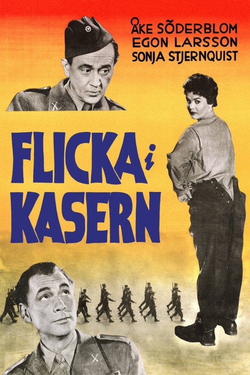 Flicka i kasern — постер