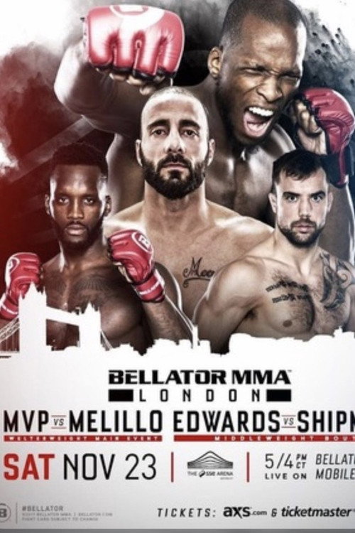 Bellator London - MVP vs Melillo — постер
