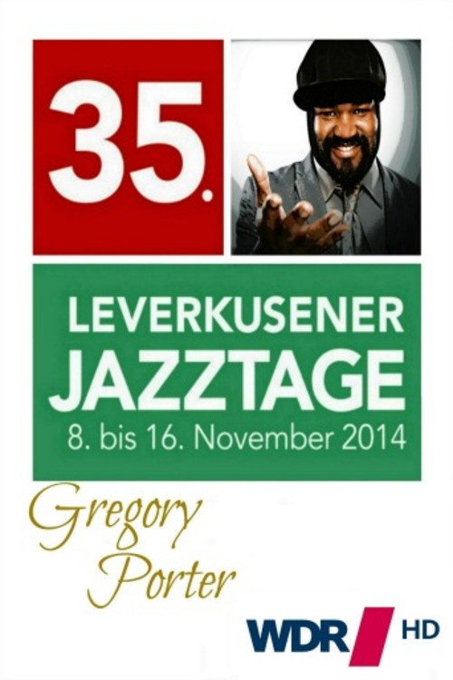 Gregory Porter -35° Leverkusener Jazztage — постер