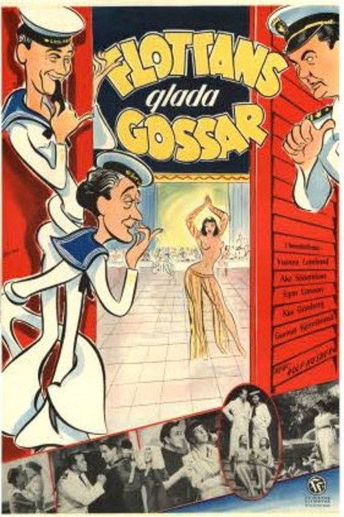 Flottans glada gossar — постер