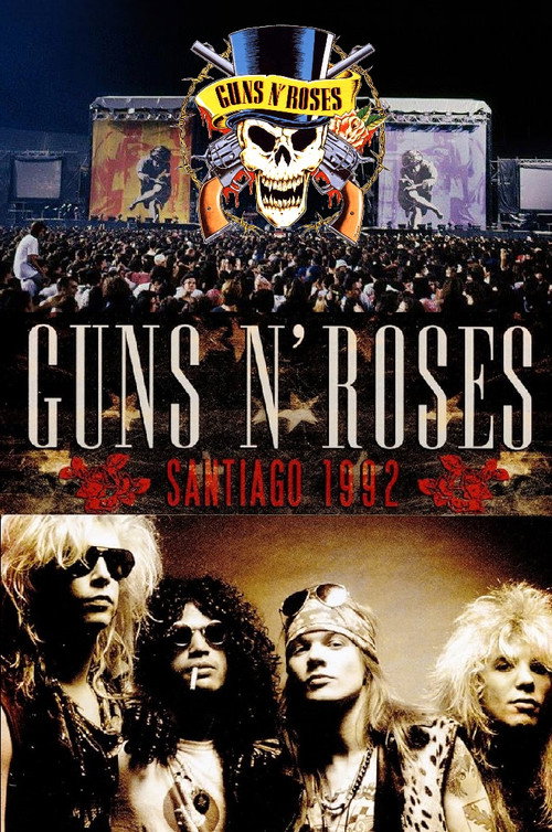 Guns N' Roses - Live In Santiago — постер