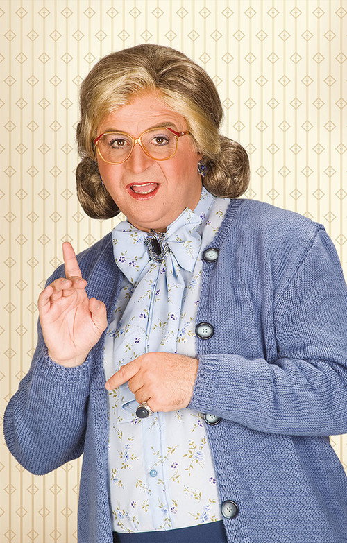 Mrs DOUBTFIRE - Μάρκος Σεφερλής — постер