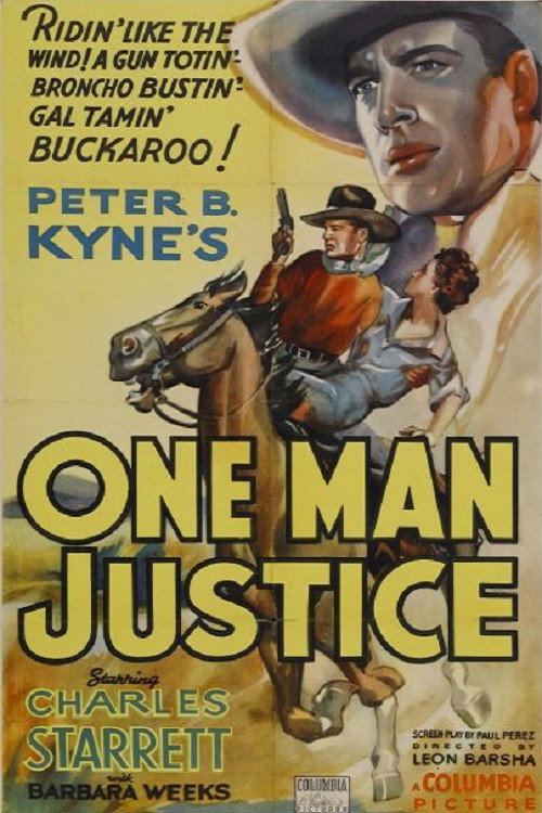 One Man Justice — постер
