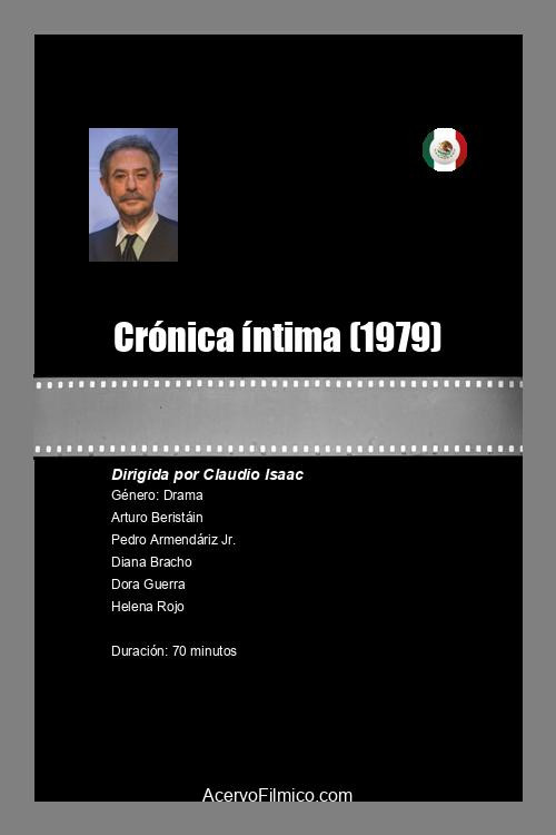 Crónica íntima — постер