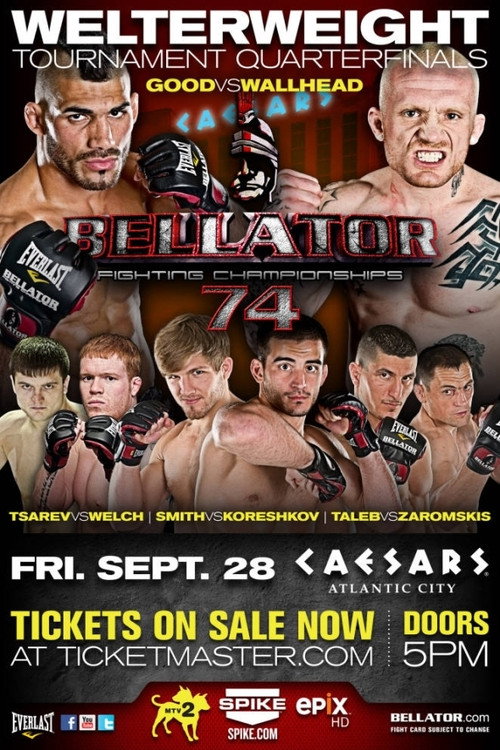 Bellator 74 — постер