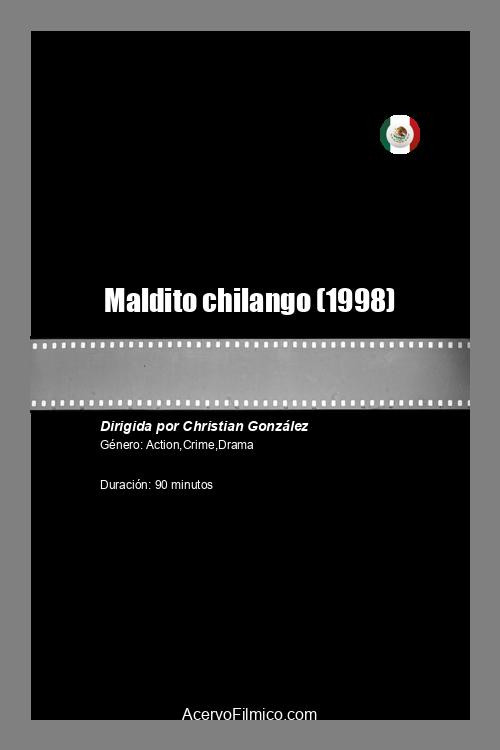Maldito chilango — постер