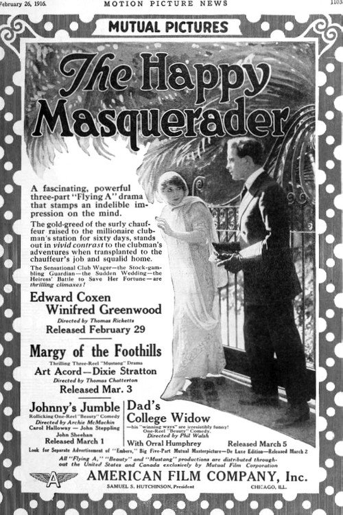 The Happy Masquerader — постер