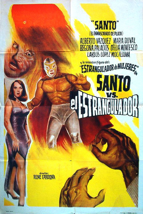 Santo vs. el estrangulador — постер