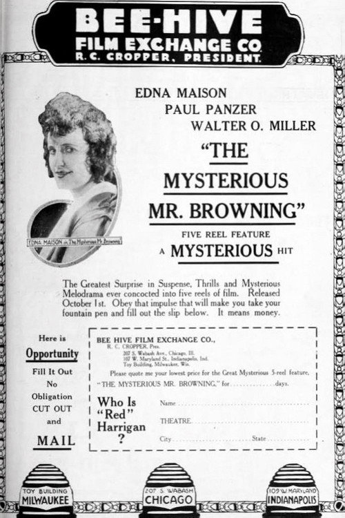 The Mysterious Mr. Browning — постер