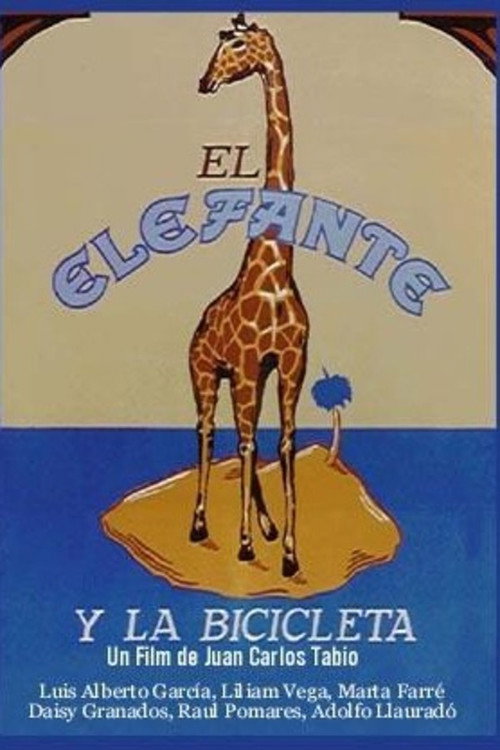 El elefante y la bicicleta — постер
