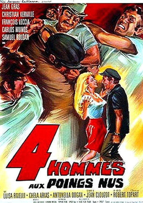 Quatre hommes aux poings nus — постер