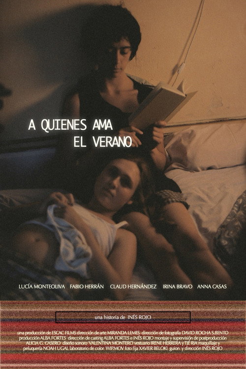 A quienes ama el verano — постер