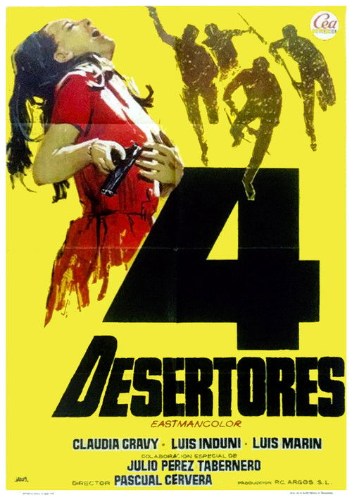 Cuatro desertores — постер