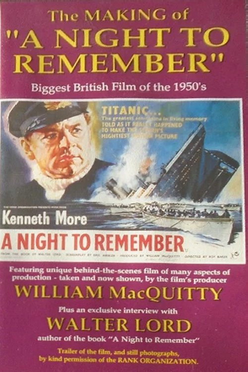 The Making of 'A Night to Remember' — постер