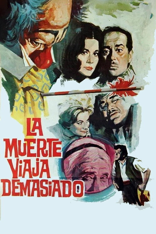 La muerte viaja demasiado — постер