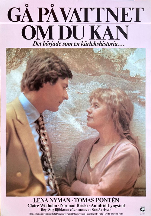 Gå på vattnet om du kan — постер