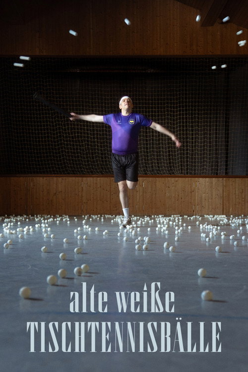 Alte Weiße Tischtennisbälle — постер