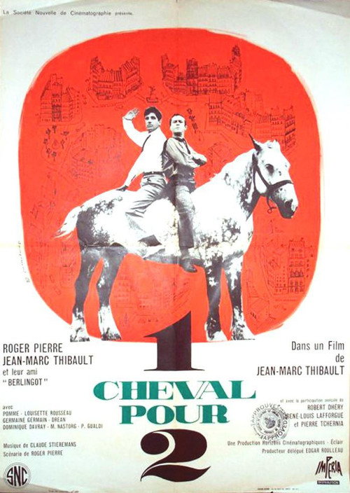Un cheval pour deux — постер