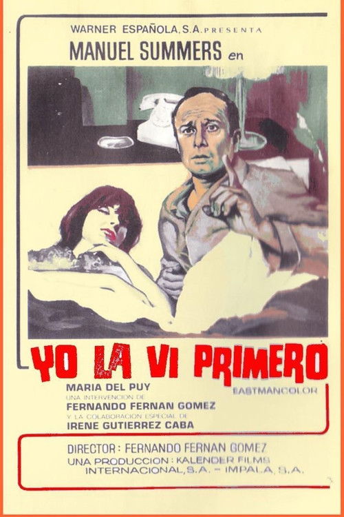 Yo la vi primero — постер
