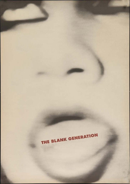 The Blank Generation — постер