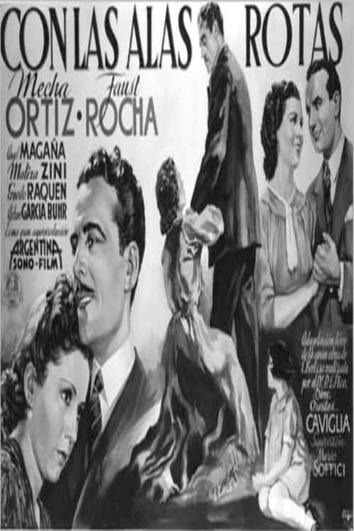 Con las alas rotas — постер