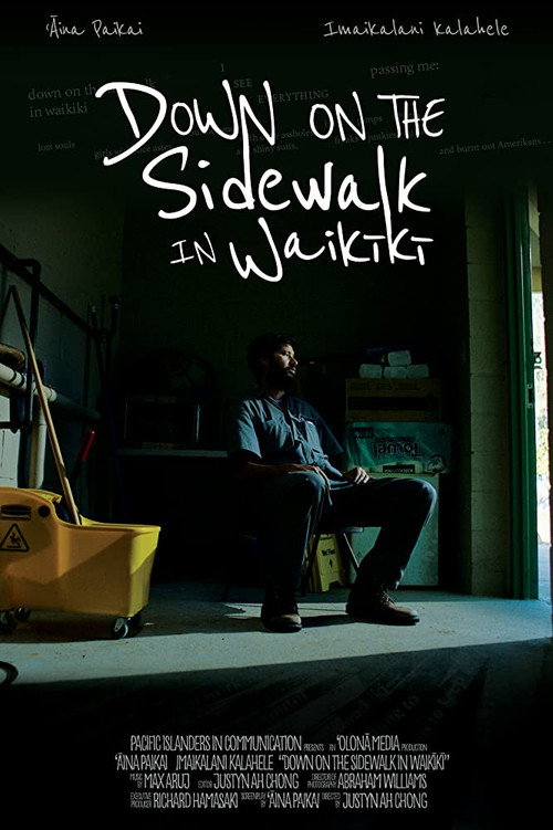 Down on the Sidewalk in Waikiki — постер