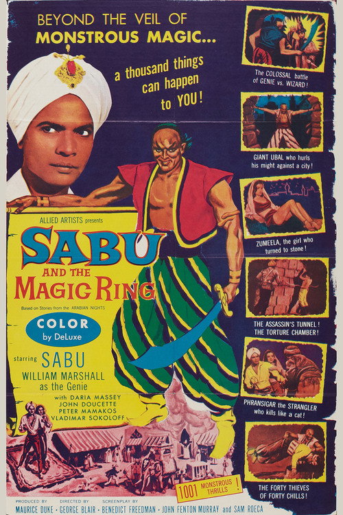 Sabu and the Magic Ring — постер