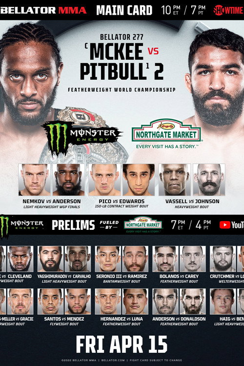 Bellator 277: McKee vs. Pitbull 2 — постер