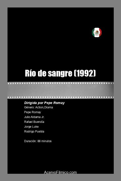 Río de sangre — постер
