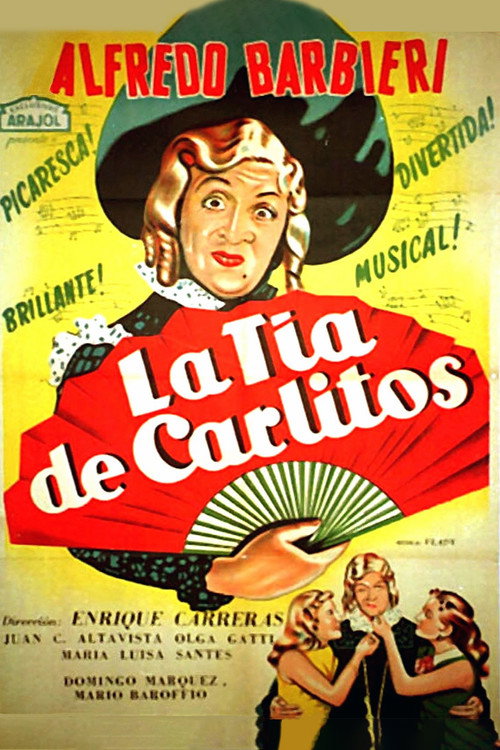La tía de Carlitos — постер
