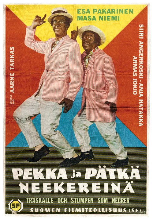 Pekka ja Pätkä neekereinä — постер