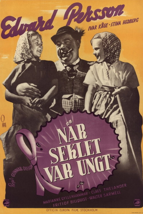 När seklet var ungt — постер