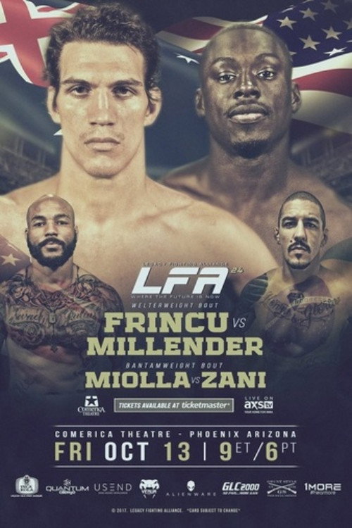 Legacy Fighting Alliance 24: Frincu vs. Millender — постер