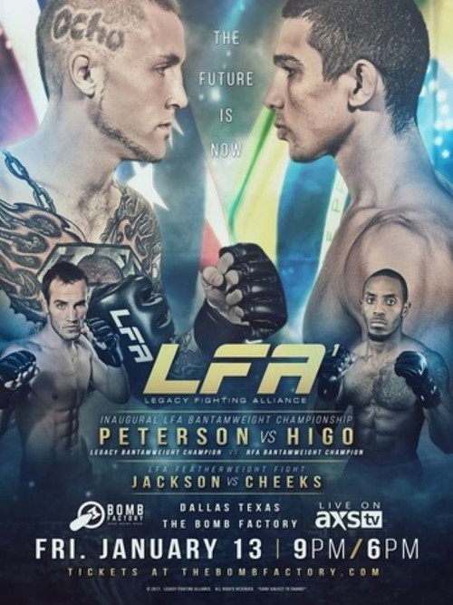 LFA 1: Peterson vs. Higo — постер